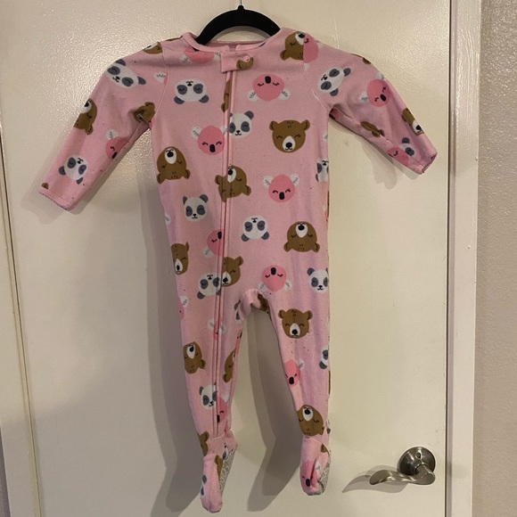 Child of Mine Carters Pink Panda Koala Bear Footie